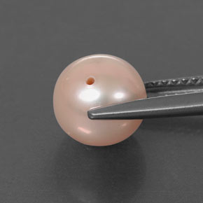Pearl Gemstone in 7.8 mm Size for Sale, Pearl Stone in Pink Color