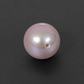 2.78 ct Pink Pearl Gemstone, Pearl Gem in Half-Drilled Sphere Shape for Sale.
