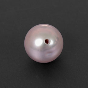 2.85 ct Pink Pearl Gemstone, Pearl Gem in Half-Drilled Sphere Shape for Sale.