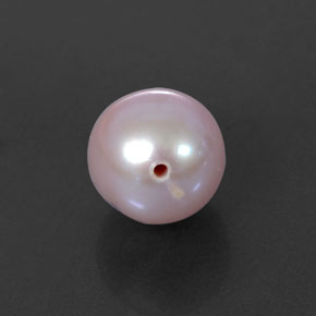 2.91 ct Pink Pearl Gemstone, Pearl Gem in Half-Drilled Sphere Shape for Sale.