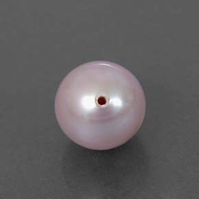 2.89 ct Pink Pearl Stone, Natural Pearl in Half-Drilled Sphere Shape for Sale