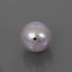 2.58 ct Pink Pearl Stone, Natural Pearl in Half-Drilled Sphere Shape for Sale
