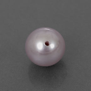 2.58 ct Pink Pearl Stone, Natural Pearl in Half-Drilled Sphere Shape for Sale