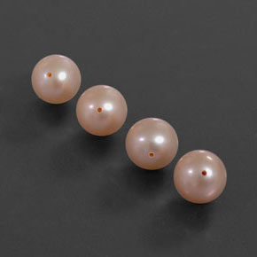 12.55 ct Pink Pearl Stone, Natural Pearl in Drilled Sphere Shape for Sale