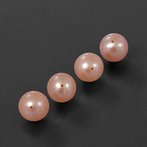 12.59 ct Pink Pearl Gemstone, Pearl Gem in Drilled Sphere Shape for Sale.