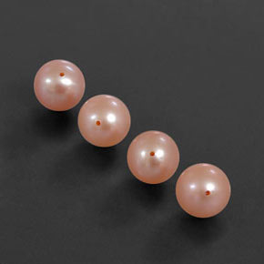 12.59 ct Pink Pearl Stone, Natural Pearl in Drilled Sphere Shape for Sale