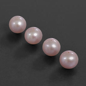 13.73 ctw Pink Pearl Stones, Natural Pearl in Drilled Sphere Shape for Sale