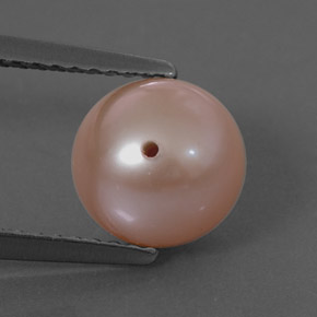 3.13 ct Pink Pearl Gemstone, Pearl Gem in Drilled Sphere Shape for Sale.