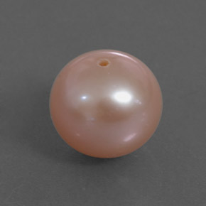 3.13 ct Pink Pearl Stone, Natural Pearl in Drilled Sphere Shape for Sale