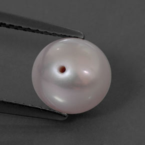 3.13 ct Pink Pearl Stone, Natural Pearl in Drilled Sphere Shape for Sale