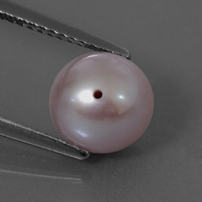 3.64 ct Pink Pearl Gemstone, Pearl Gem in Drilled Sphere Shape for Sale.