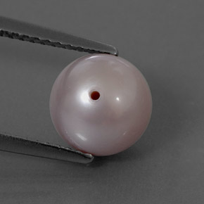 3.42 ct Pink Pearl Gemstone, Pearl Gem in Drilled Sphere Shape for Sale.