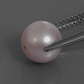 Pearl Gemstone in 8 mm Size for Sale, Pearl Stone in Medium Pink Color
