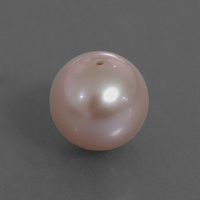 3.39 ct Pink Pearl Stone, Natural Pearl in Drilled Sphere Shape for Sale