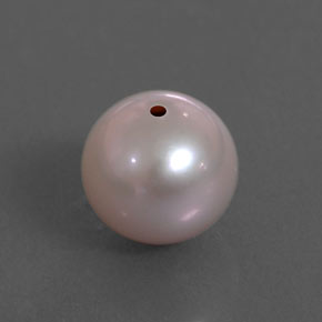 3.03 ct Pink Pearl Stone, Natural Pearl in Drilled Sphere Shape for Sale