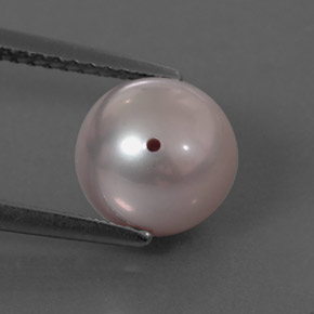 3.55 ct Pink Pearl Gemstone, Pearl Gem in Drilled Sphere Shape for Sale.
