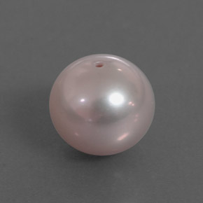 3.55 ct Pink Pearl Stone, Natural Pearl in Drilled Sphere Shape for Sale