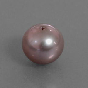 2.96 ct Pink Pearl Stone, Natural Pearl in Drilled Sphere Shape for Sale