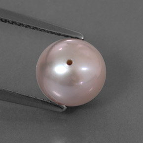 3.35 ct Pink Pearl Gemstone, Pearl Gem in Drilled Sphere Shape for Sale.