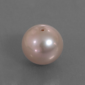 3.31 ct Pink Pearl Stone, Natural Pearl in Drilled Sphere Shape for Sale