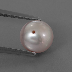 3.02 ct Pink Pearl Gemstone, Pearl Gem in Drilled Sphere Shape for Sale.
