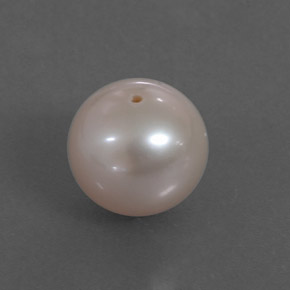 3.30 ct Pink Pearl Stone, Natural Pearl in Drilled Sphere Shape for Sale