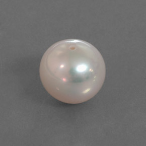 3.17 ct Pink Pearl Stone, Natural Pearl in Drilled Sphere Shape for Sale