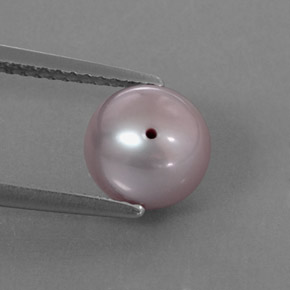 3.00 ct Pink Pearl Gemstone, Pearl Gem in Drilled Sphere Shape for Sale.