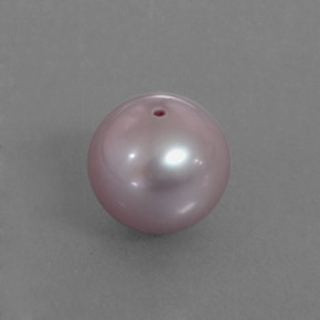 3.00 ct Pink Pearl Stone, Natural Pearl in Drilled Sphere Shape for Sale