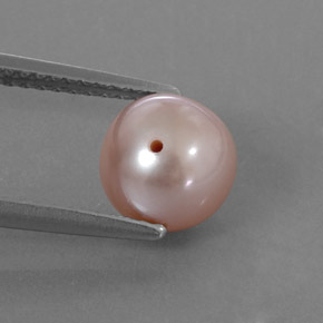 2.85 ct Pink Pearl Gemstone, Pearl Gem in Drilled Sphere Shape for Sale.