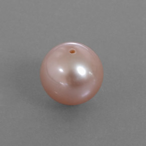 2.85 ct Pink Pearl Stone, Natural Pearl in Drilled Sphere Shape for Sale