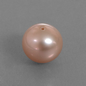 3.53 ct Pink Pearl Stone, Natural Pearl in Drilled Sphere Shape for Sale