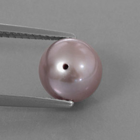 3.48 ct Pink Pearl Gemstone, Pearl Gem in Drilled Sphere Shape for Sale.