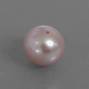 3.53 ct Pink Pearl Stone, Natural Pearl in Drilled Sphere Shape for Sale
