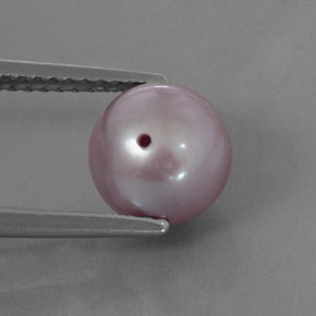 3.24 ct Blue Pearl Gemstone, Pearl Gem in Drilled Sphere Shape for Sale.