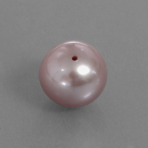 3.32 ct Pink Pearl Stone, Natural Pearl in Drilled Sphere Shape for Sale