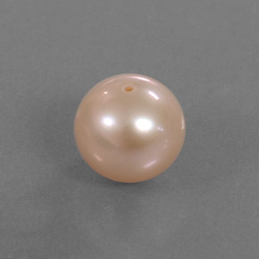 2.91 ct Pink Pearl Stone, Natural Pearl in Drilled Sphere Shape for Sale