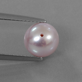 3.05 ct Pink Pearl Gemstone, Pearl Gem in Drilled Sphere Shape for Sale.