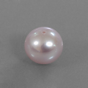 3.05 ct Pink Pearl Stone, Natural Pearl in Drilled Sphere Shape for Sale