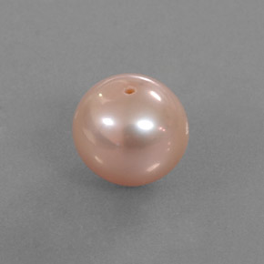 3.10 ct Yellow Pearl Stone, Natural Pearl in Drilled Sphere Shape for Sale