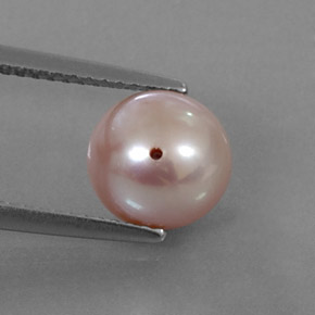 3.5ct Drilled Sphere Silver Pink Pearl Gem for sale 3.5ct Drilled Sphere Silver Pink Pearl Gem (ID: 325312)