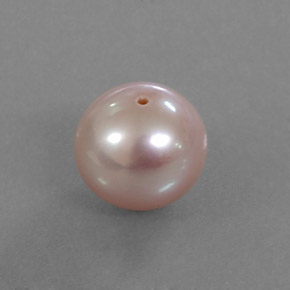 3.45 ct Pink Pearl Stone, Natural Pearl in Drilled Sphere Shape for Sale