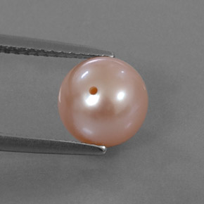 3.5ct Drilled Sphere Cream Pink Pearl Gem for sale 3.5ct Drilled Sphere Cream Pink Pearl Gem (ID: 325314)