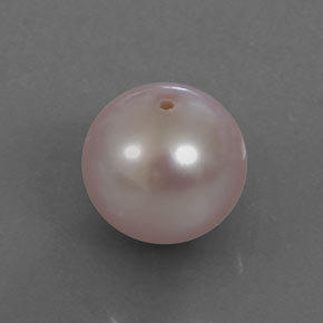 3.21 ct Pink Pearl Stone, Natural Pearl in Drilled Sphere Shape for Sale