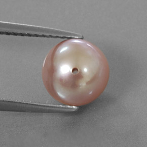 3.4ct Drilled Sphere Silver Pink Pearl for sale thumb image of 3.4ct Drilled Sphere Silver Pink Pearl (ID: 325365)