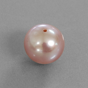 3.42 ct Pink Pearl Stone, Natural Pearl in Drilled Sphere Shape for Sale