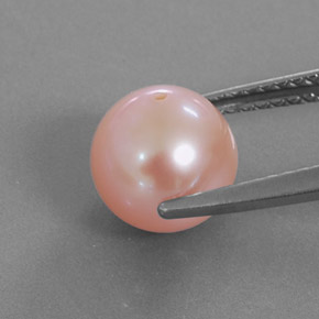 Pearl Gemstone in 8 mm Size for Sale, Pearl Stone in Pink Color