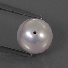 3.03 ct Pink Pearl Stone, Natural Pearl in Drilled Sphere Shape for Sale