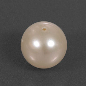 3.34 ct Pink Pearl Gemstone, Pearl Gem in Drilled Sphere Shape for Sale.