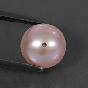 2.99 ct Pink Pearl Stone, Natural Pearl in Drilled Sphere Shape for Sale